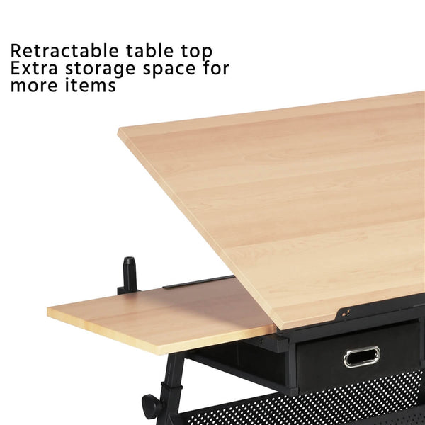 Adjustable Draft Table Drawing Desk-Costoffs
