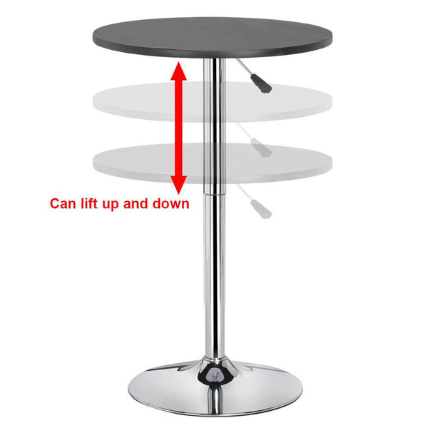 Height Adjustable Round Bar Table-Costoffs