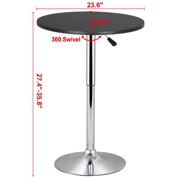 Height Adjustable Round Bar Table-Costoffs