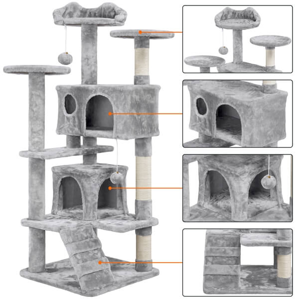 54.5 inch cat tree tower
