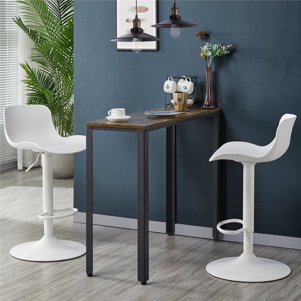 Costoffs 2PCS Adjustable Seat Height Bar Stools