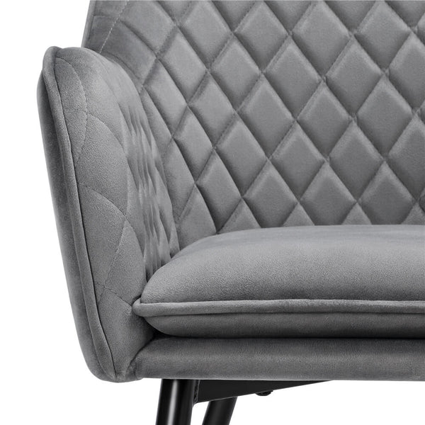 2PCS Modern Tufted Arm Chairs-Costoffs