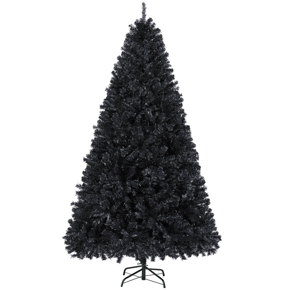 6/7.5Ft Artificial Christmas Tree Black-Costoffs