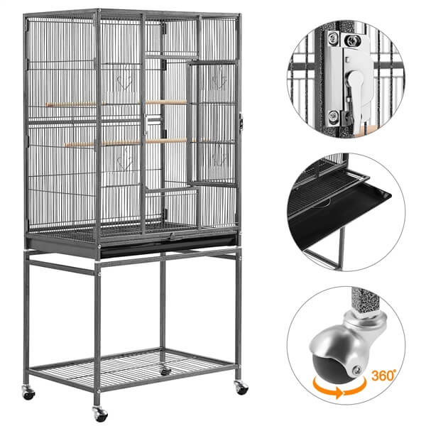 Large Parrot Cage with Stand