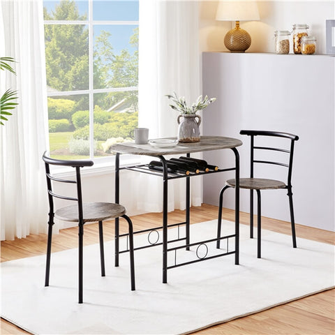 Costoffs  Modern Round Dining Table Set