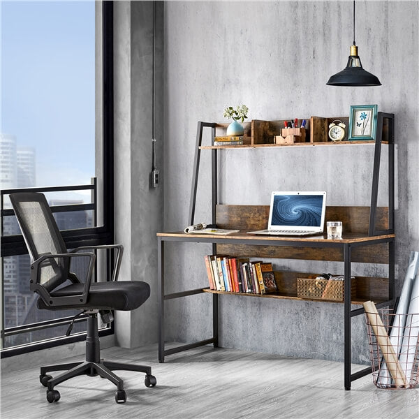 Desk With Book Shelf