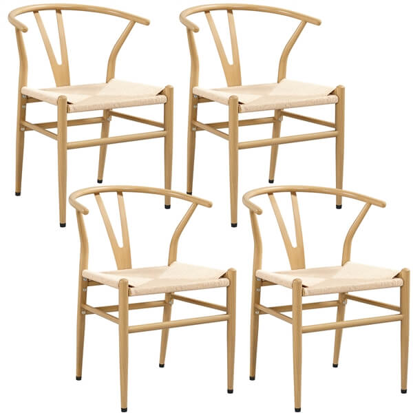 Costoffs 4PCS Weave Modern Chair