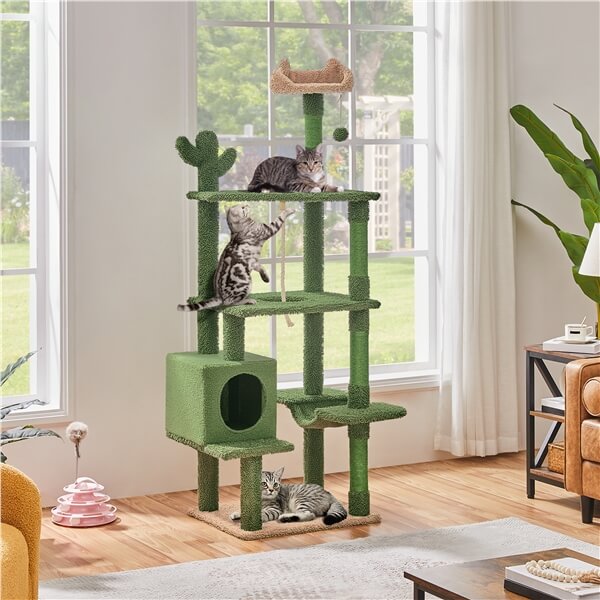 70.5″ H Cactus Cat Tree