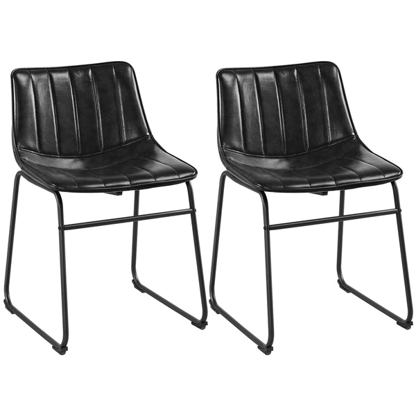 2pcs Armless Dining Chairs-Costoffs