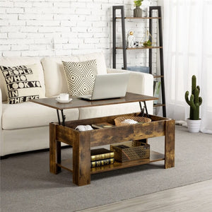 Rustic Lift Top Coffee Table -Costoffs