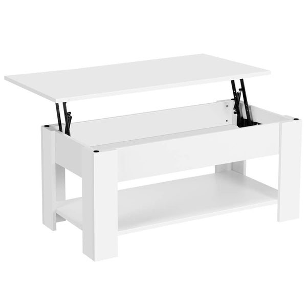 White Lift Top Coffee Table-Costoffs