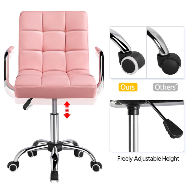 Modern Office Chair Pink-Costoffs