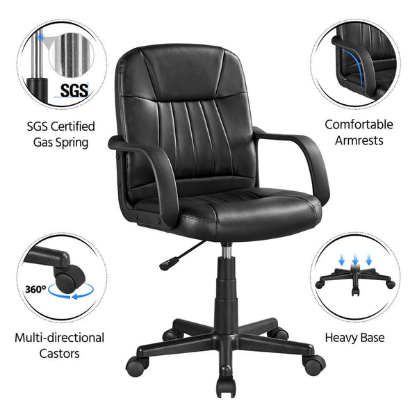 Swivel Chair Ergonomic Office Chair-Costoffs