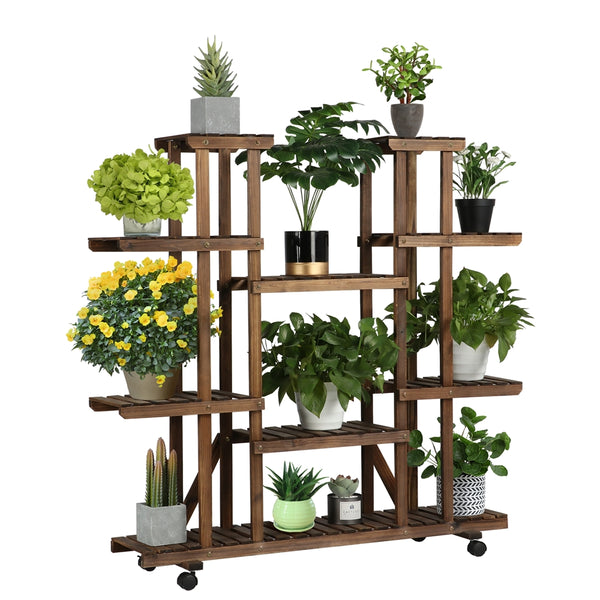 6 Tiers Wood Flower Stand-Costoffs