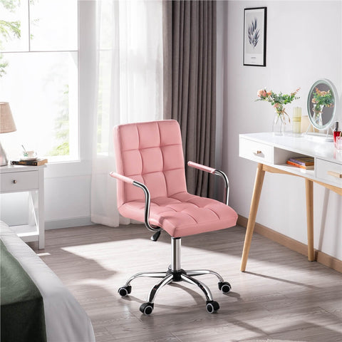 Modern Office Chair Pink-Costoffs