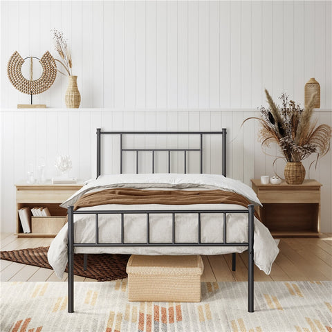 Metal Twin Bed Frame-Costoffs