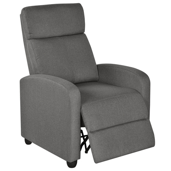 Adjustable Fabric Recliner Chair Upholstered Sofa-Costoffs