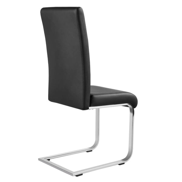 2PCS Modern PU Leather Dining Chairs-Costoffs