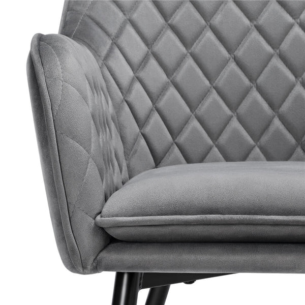 Costoffs 2PCS Modern Tufted Arm Chairs