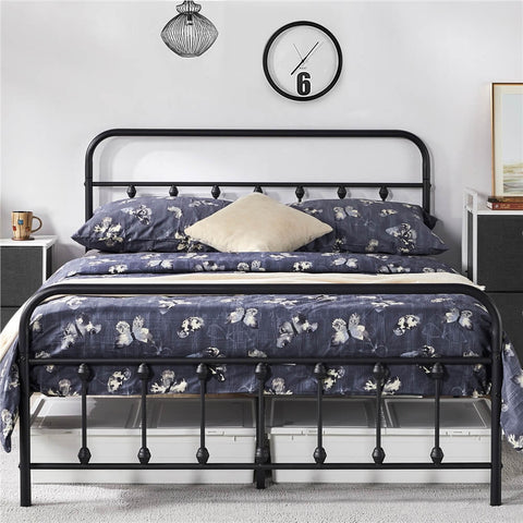 Vintage Metal Platform Bed Frame Full-Costoffs