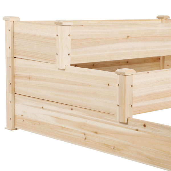 3 Tiers Wooden Garden Bed-Costoffs