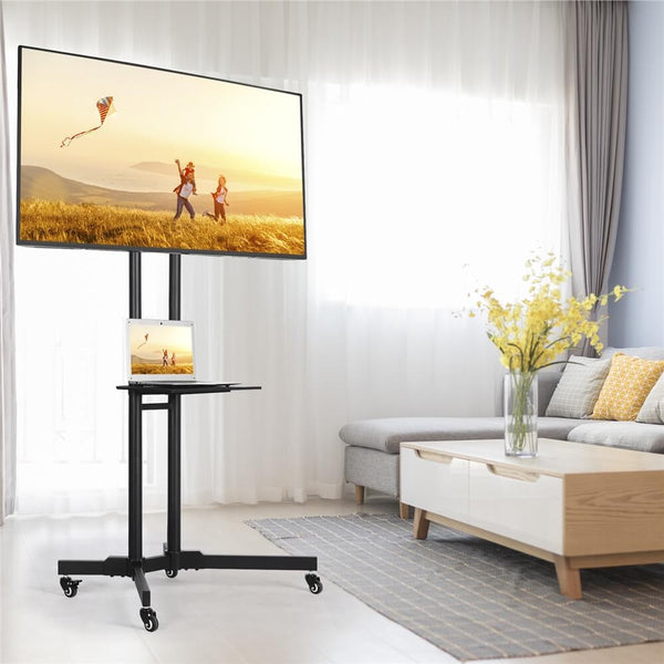 Adjustable Modern Mobile TV Stand-Costoffs