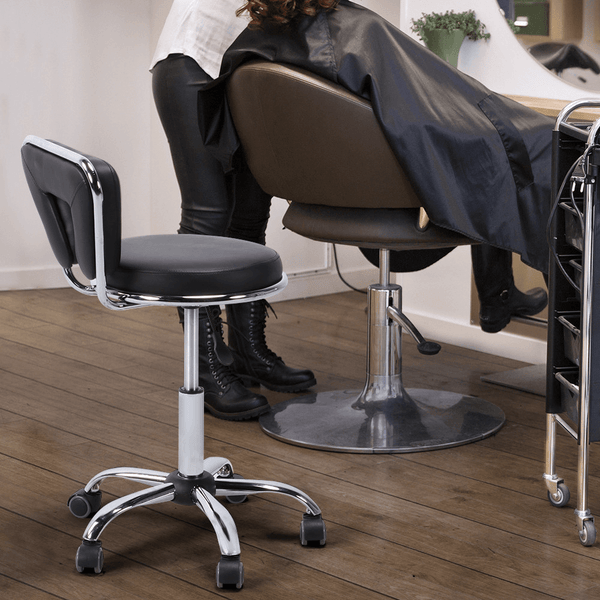 Adjustable Salon Stool with Back-Costoffs