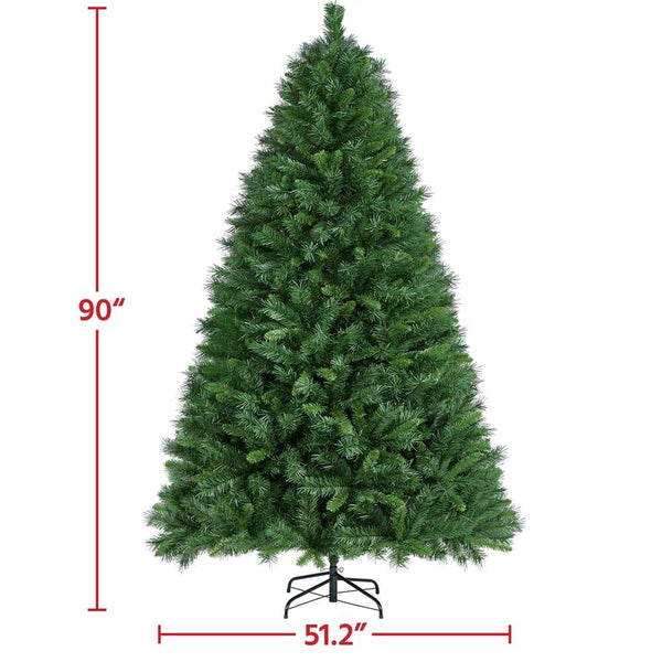 7.5Ft Christmas Tree with Foldable Stand-Costoffs