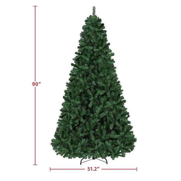 7.5Ft Hinged Spruce Christmas Tree-Costoffs