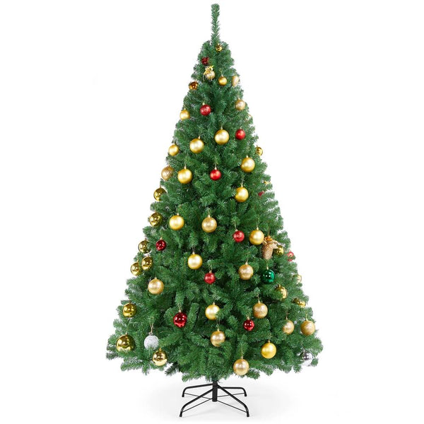 6/7.5Ft Artificial Christmas Tree Green-Costoffs
