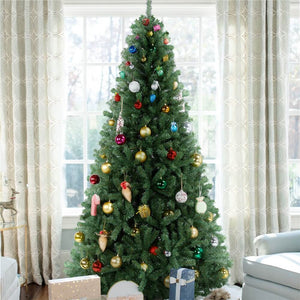 7.5Ft Hinged Spruce Christmas Tree-Costoffs