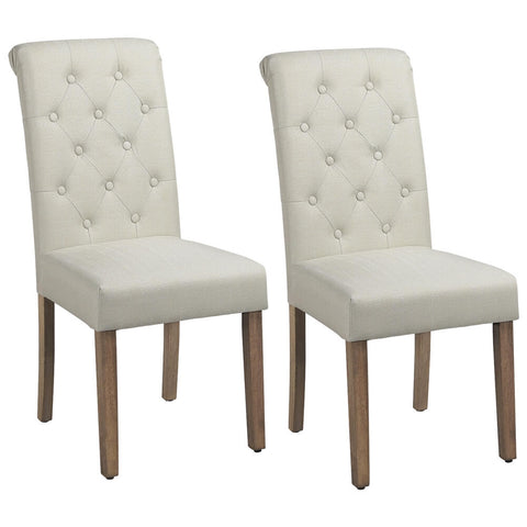 Fabric Dining Chair Set of 2-Costoffs