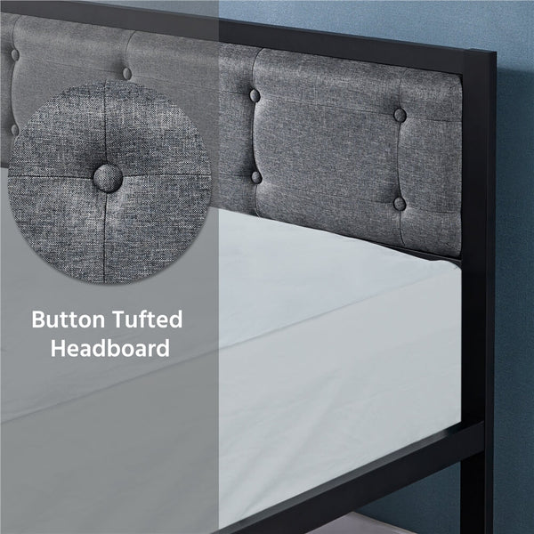 Upholstered Bed Frame-Costoffs
