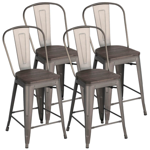 Metal Dining Chairs-Costoffs