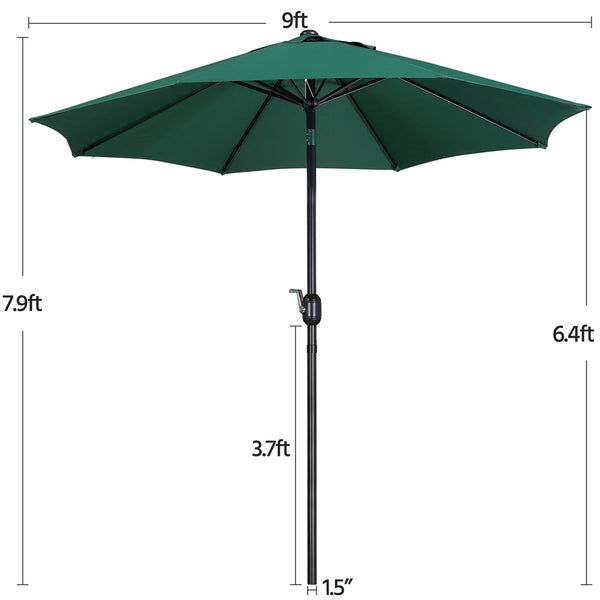 9FT Patio Umbrella-Costoffs
