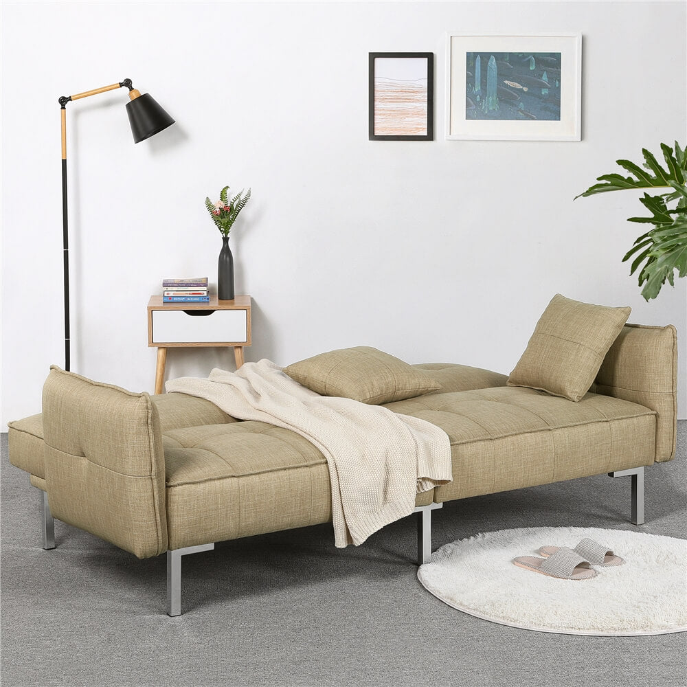 Futon Fabric Sofa Bed-Costoffs